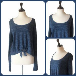 NWOT Aeropostale crop top with tie, size L/XL